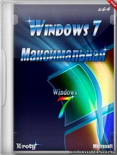 Windows 7 Максимальная KrotySOFT v.8.12 x64 (2012/RUS)