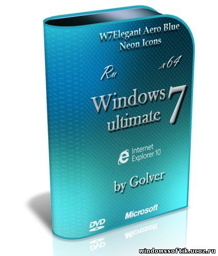 Windows 7 Ultimate x64 Ru AeroBlue by Golver (11.2012/RUS)