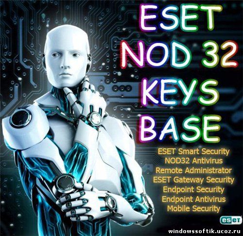  Базы и активация для ESET NOD32 (от 07.12.2012)