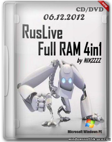 RusLive Full RAM 4in1 by NIKZZZZ CD/DVD (06.12.2012)
