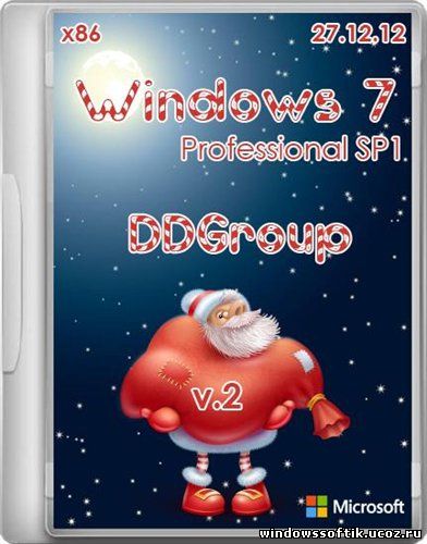 Windows 7 Professional SP1 DDGroup v.2 27.12.12 (х86/RUS/2012)