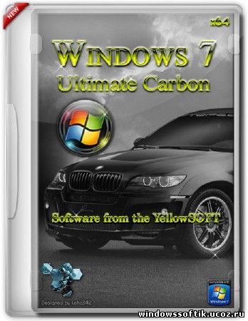 Windows 7 Ultimate Carbon by YelloSOFT (x64/RUS/2012)