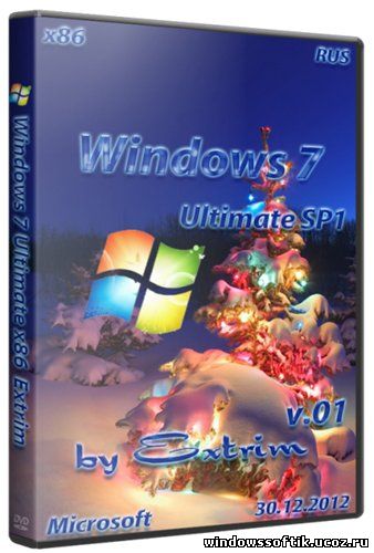 Windows 7 SP1 Ultimate x86 Extrim v.01 (RUS/30.12.2012)