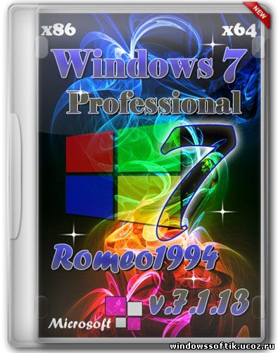 Windows 7 x64/x86 Professional by Romeo1994 v.7.1.13 (2013/RUS)